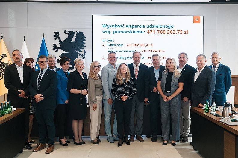 Obraz Konferencja prasowa nt. wsparcia z KPO szpitali w woj. pomorskim