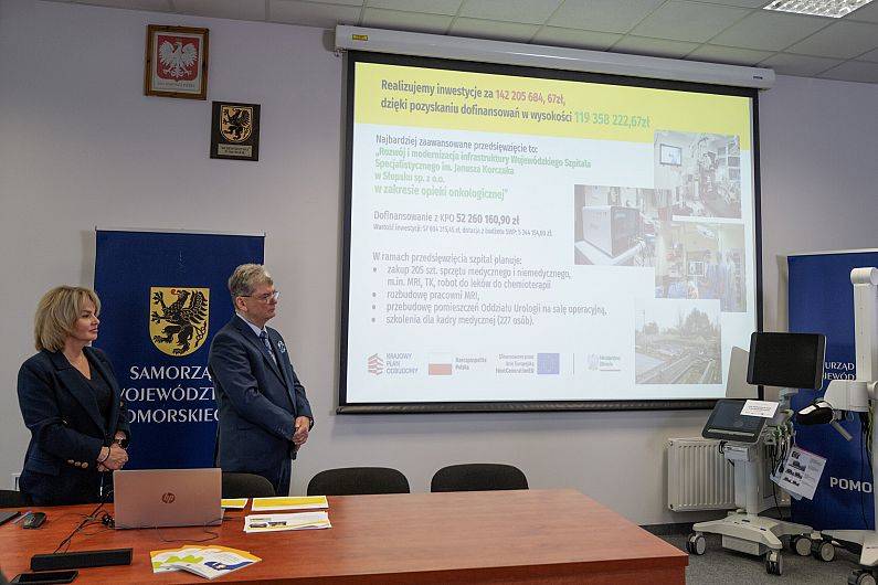 Obraz Konferencja prasowa nt. stanu realizacji Przedsięwzięcia