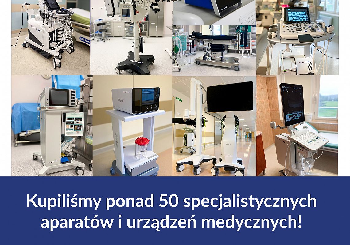 Kupiśliśmy juz ponad 50 aparatów i urządzeń