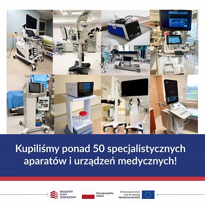 Kupilismy już ponad 50 specjalistycznych aparatów i urządzeń medycznych